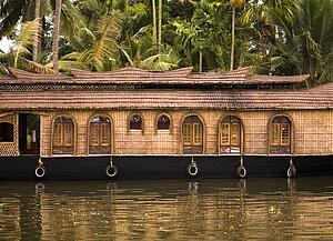 Boat on the water, India 