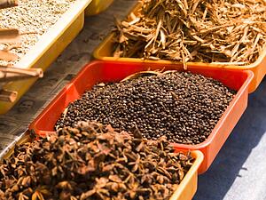 Indian food for sale, Kerala, India 