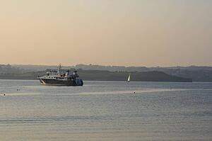 Sailing in Kinsale Harbour with James Fort in Background, Kinsale, Cork, Ireland
