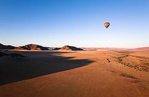 Hot Air Balloon over Naukluft Park, Namibia, Africa