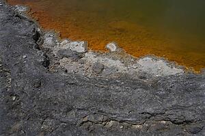 Pool at geothermal site