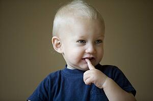 Portrait of a small child