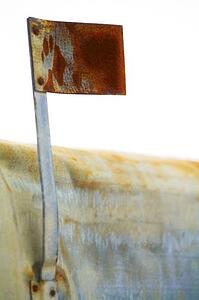 Old rusty mailbox