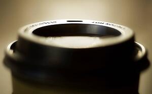 Disposable cup, close-up
