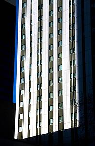 Exterior of a tall building