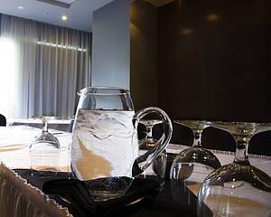 Water waiting in conference room