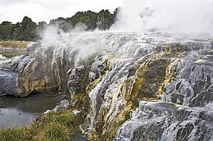 Hot springs in Rotorua, New Zealand