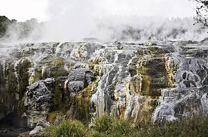 Hot springs in Rotorua, New Zealand