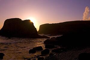 Sunset, Agate Beach, Oregon Coast, USA