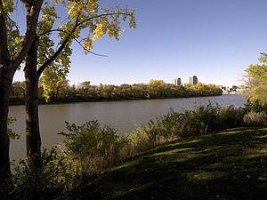 River, Winnipeg, Manitoba, Canada