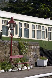Train Station In Goathland, North Yorkshire, England