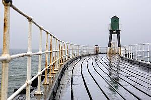 Whitby, North Yorkshire, England, Pier