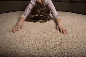 A woman praying