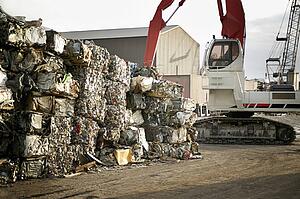 Trash compacting site