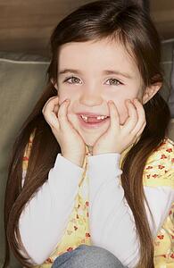 Little girl laughing