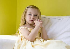 Girl praying