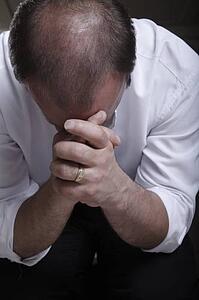Man praying