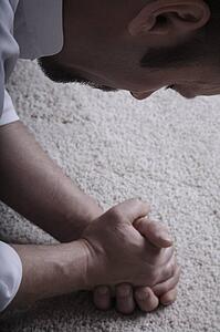 Praying man