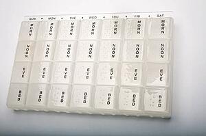 Daily pill organizer
