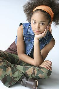 Young girl in urban outfit
