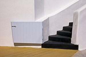Staircase, Fira, Santorini, Greece 