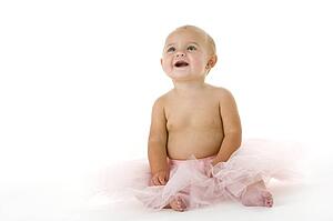Baby in tutu