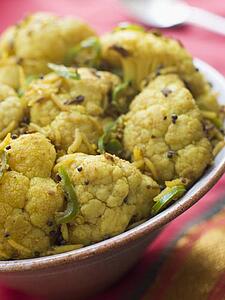 Green Chilli Fried Cauliflower