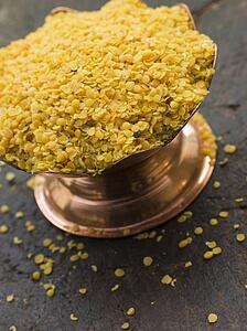 Dish of Yellow Mustard Seeds