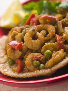 Prawn Puri with Lemon