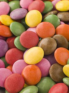 Sugar Coated Chocolate Buttons (chocolate candies)