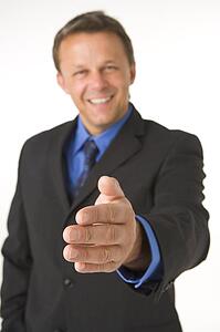 Businessman Greeting