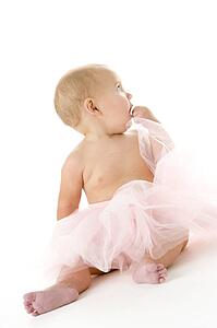 Baby in tutu