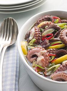 Marinated Baby Octopus Salad with Chilli