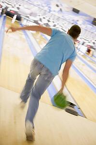 Man bowling