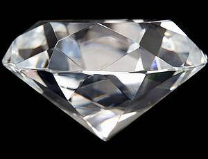 Close-Up Of Flawless Diamond