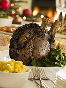 Rib of British Beef Boxing Day Buffet