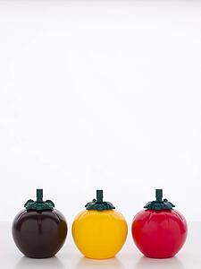 BBQ, Mustard And Ketchup Sauce Bottles, Three Tomato Shaped Sauce Bottles