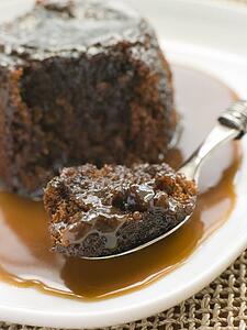 Sticky Toffee Pudding with Toffee Sauce