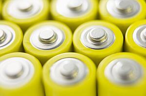 Rows Of Batteries