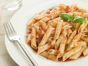 Plate of Penne Arabriatta