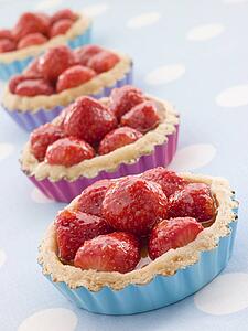 Strawberry Custard Tarts