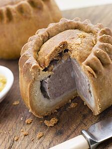 Pork Pie with English Mustard