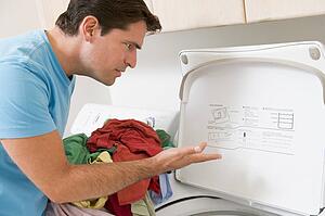 Man Doing Laundry
