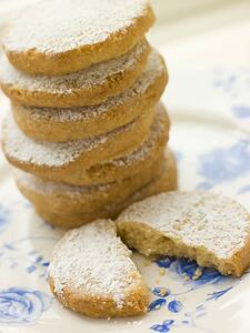 Stack of Polvorones Biscuits