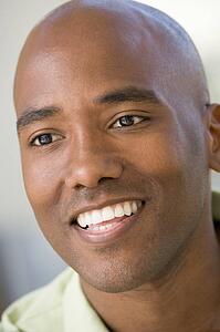Head shot of man smiling