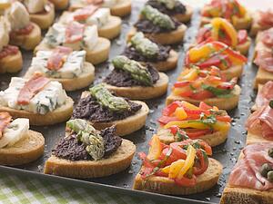 Selection of Crostini