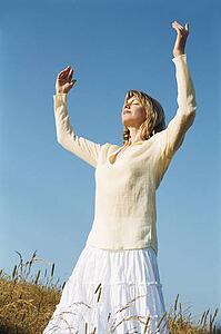 Woman standing outdoors