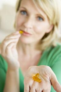 Woman Taking Pills