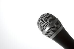 Close-Up Of A Microphone