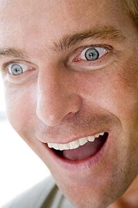 Head shot of man smiling